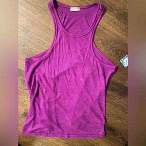 Purple tank